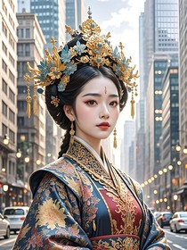 皇后娘娘来到现代