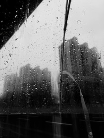 撑伞亦是雨中人